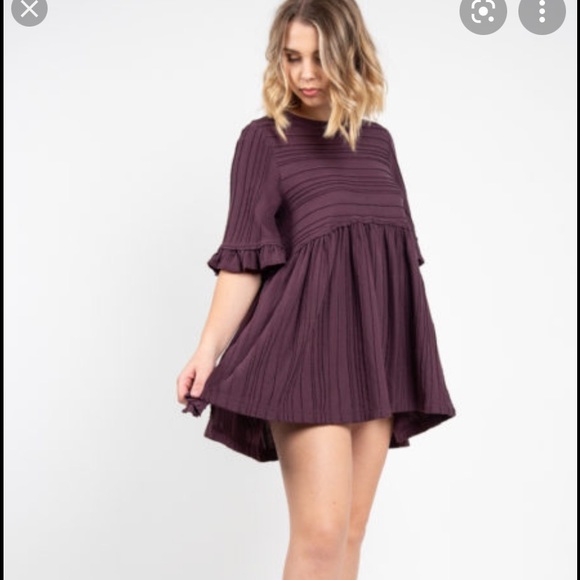 Free People Tops - HP💜Free People Take A Spin babydoll tunic💜